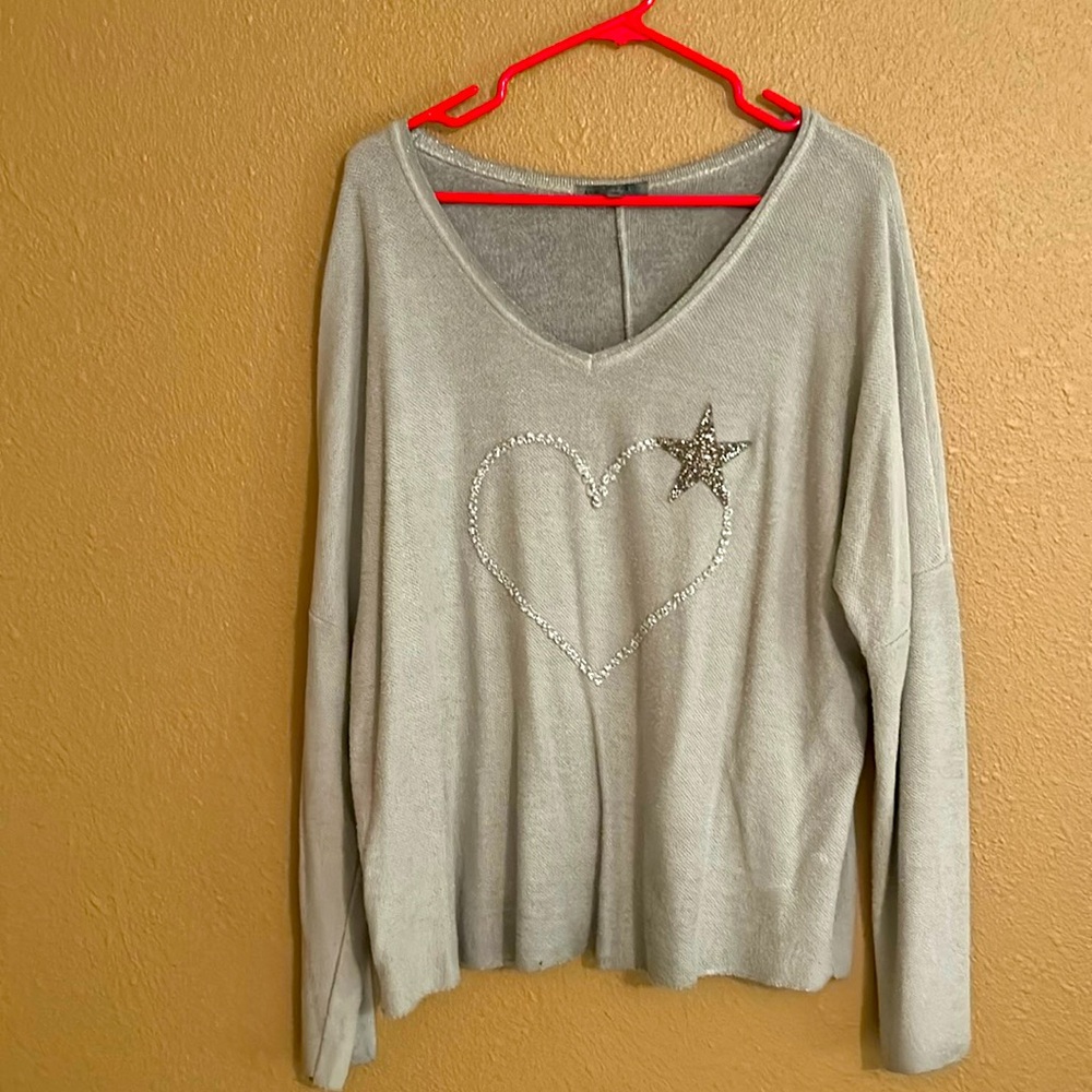 Sage green lightweight sweater